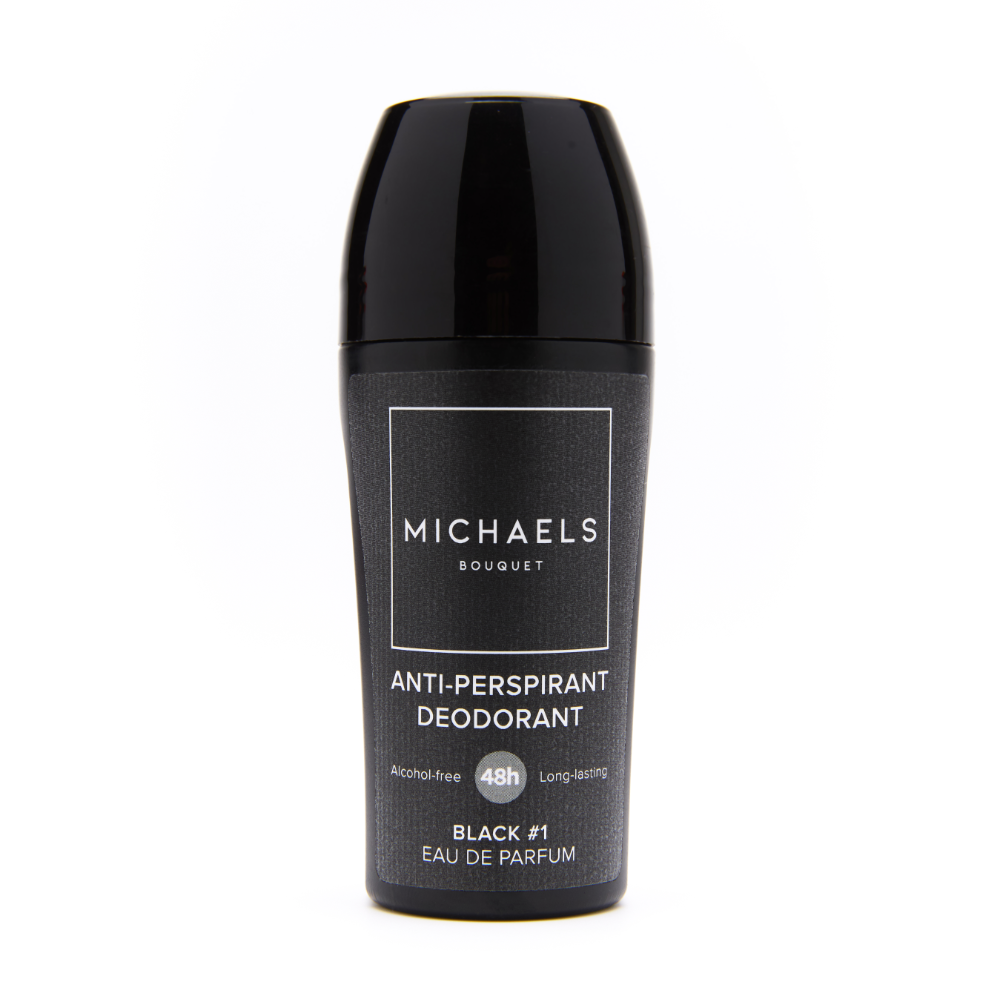Michael's Bouquet Black #1 Roll-On Deodorant 50ml – close-up | buy in Kenya
